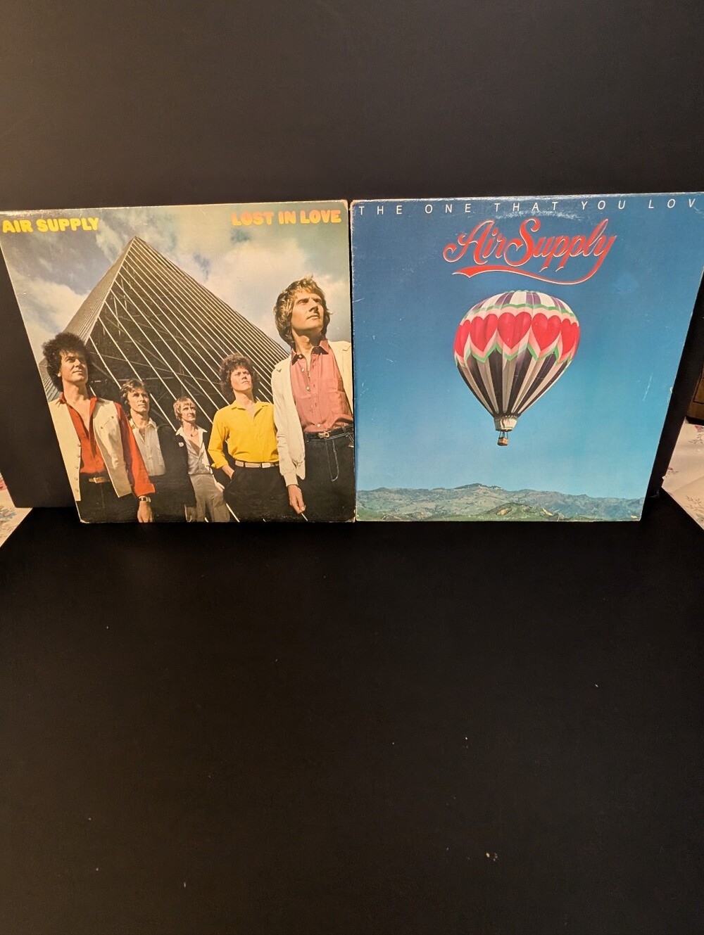 Air Supply 80's 1981 1980 Love Songs Vintage Vinyl Record Lot 2